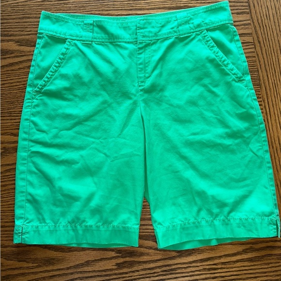 Lilly Pulitzer Pants - Lilly Pulitzer Bright Green Women's Bermuda Shorts Size 8
